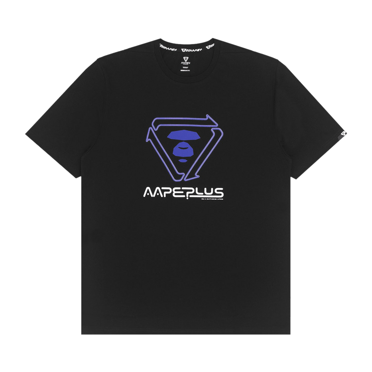 AAPE Moonface Printed Tee 'Black'