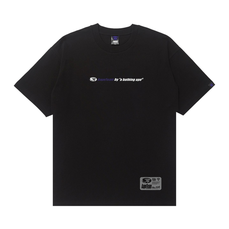 AAPE Moonface Camo Graphic Tee 'Black'