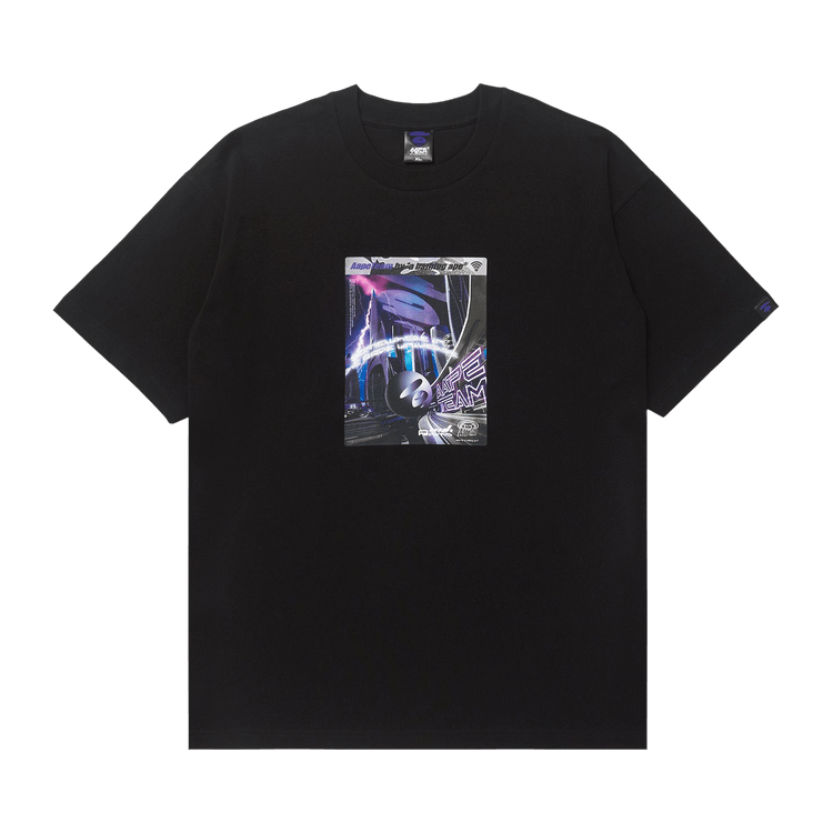 AAPE Moonface Graphic Printed Tee 'Black'