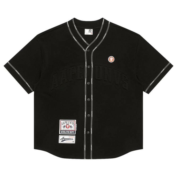 AAPE Moonface Patch Shirt 'Black'
