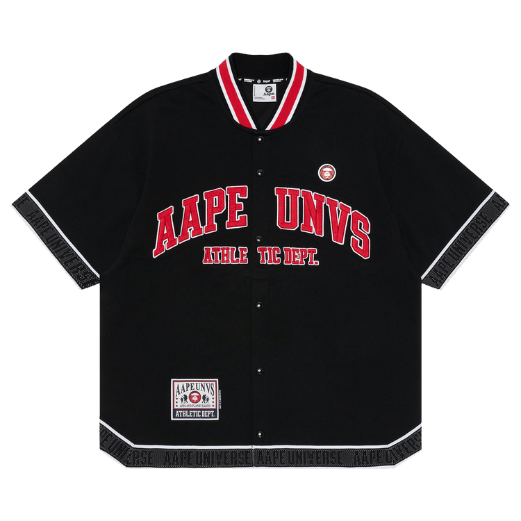 AAPE Moonface Patch Shirt 'Black'