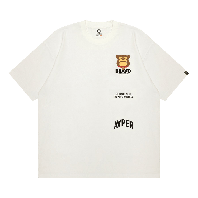 AAPE r Bravo Printed Tee 'White'