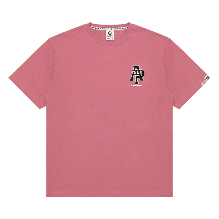 AAPE Logo Short Sleeve Tee 'Pink'