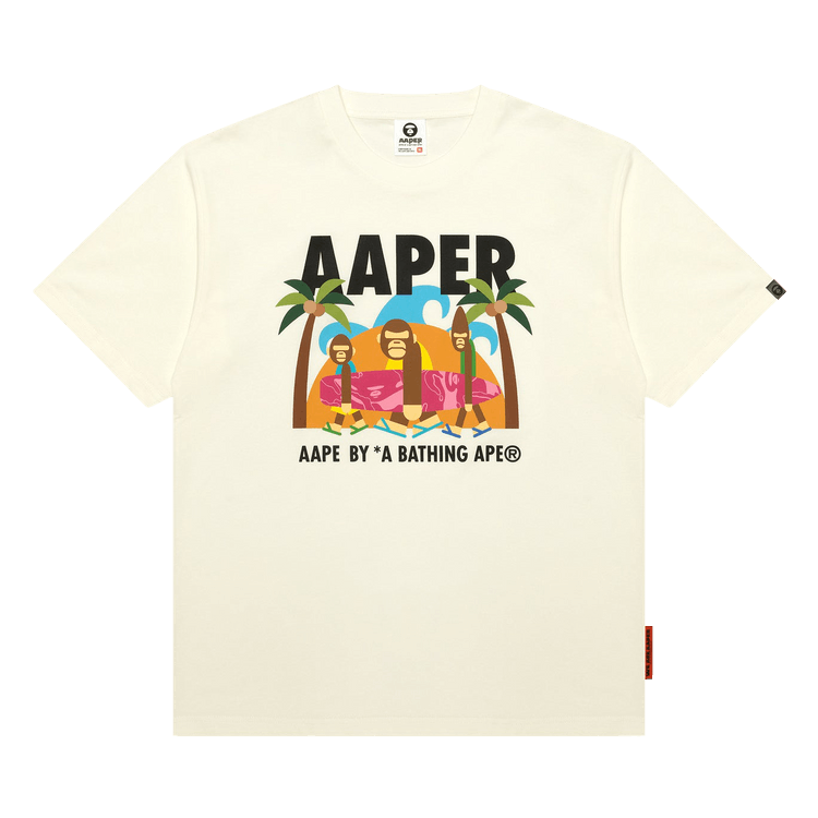 AAPE r Graphic Tee 'Ivory'