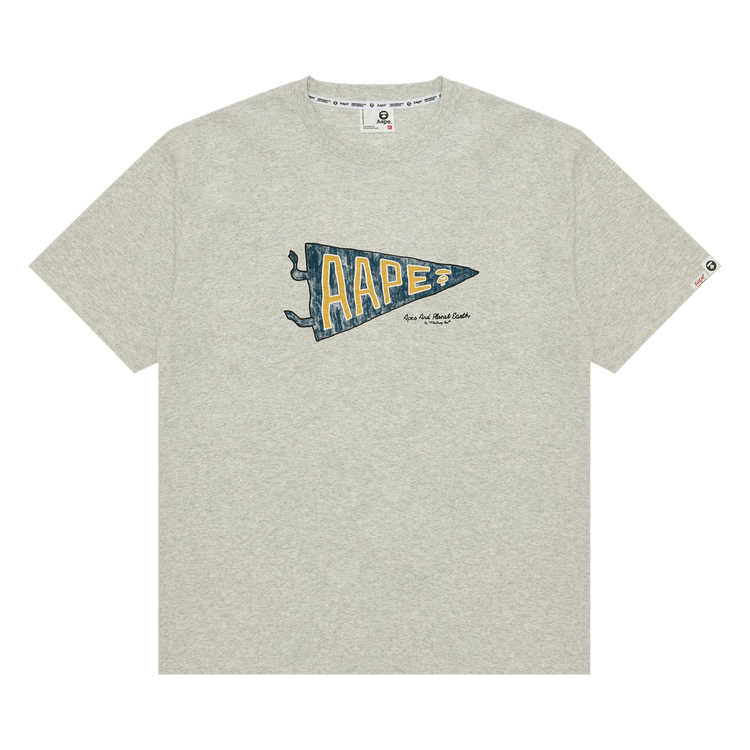 AAPE Logo Tee 'White/Heather'