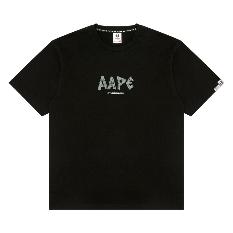 AAPE Logo Print Tee 'Black'