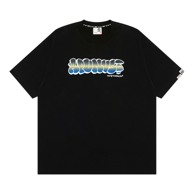 AAPE Unvs Crew Neck Tee 'Black'