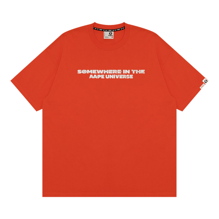 AAPE Unvs Graphic Tee 'Orange'
