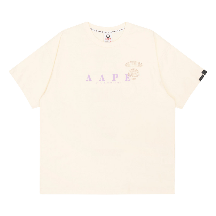 AAPE Logo Print Tee 'Ivory'