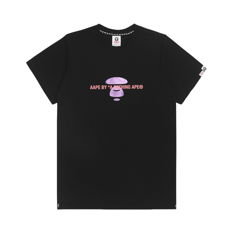 AAPE Moonface Printed Tee 'Black'