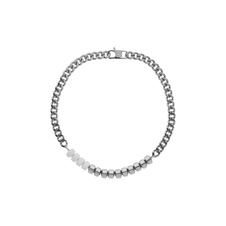 1017 ALYX 9SM Merge Candy Charm Necklace 'Silver/White'