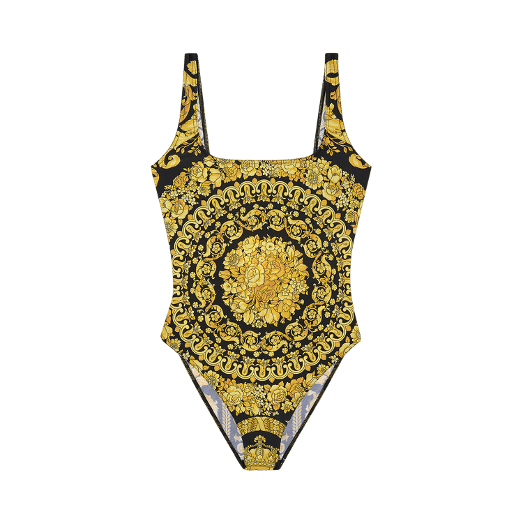 Versace Barocco Print One-Piece Swimsuit 'Gold/Print'