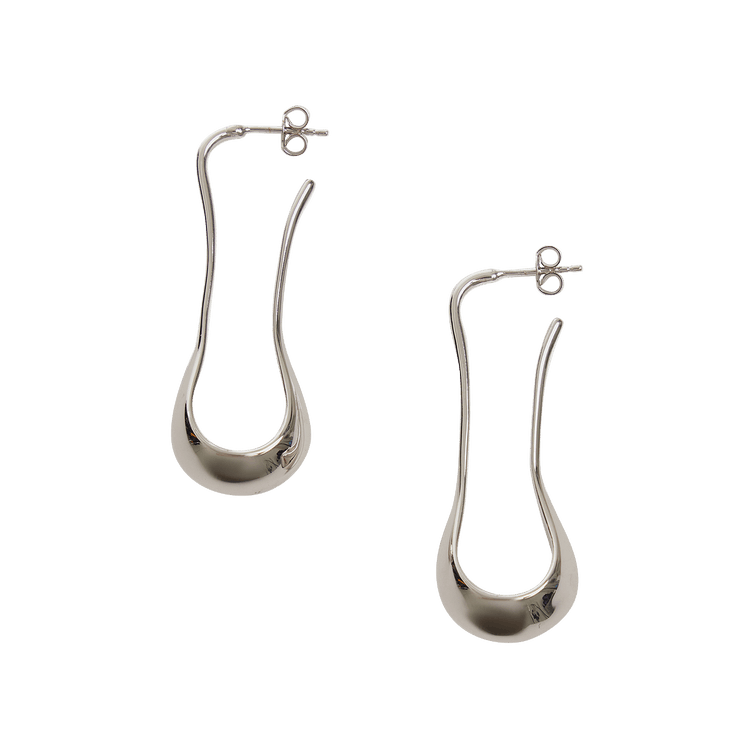 Lemaire Short Drop Earrings 'Silver'