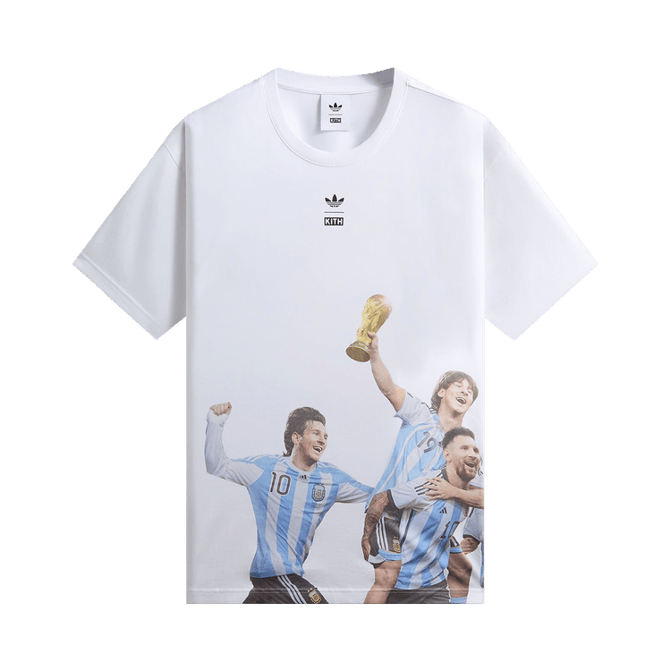 Kith x Messi For Adidas World Cup Graphic Tee 'White'