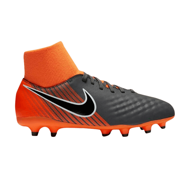 Nike Magista Obra 2 Academy DF FG GS 'Dark Grey Orange'