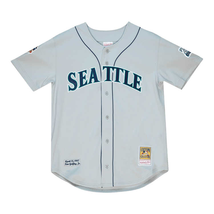 Mitchell & Ness MLB Authentic Seattle Mariners 1997 Ken Griffey Jr. Home Jersey 'Grey'
