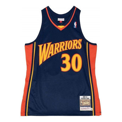 Mitchell & Ness NBA Stephen Curry Golden State Warriors 2009-10 Authentic Jersey 'Orange'
