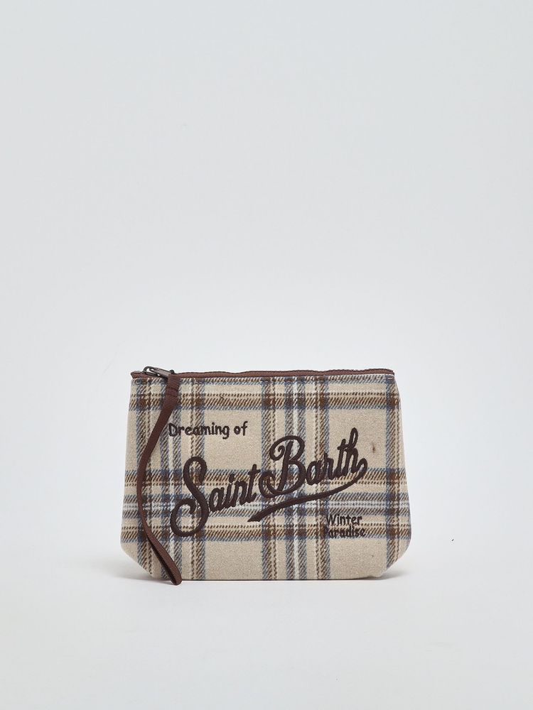 Mc2 Saint Barth Aline Checked Clutch Bag
