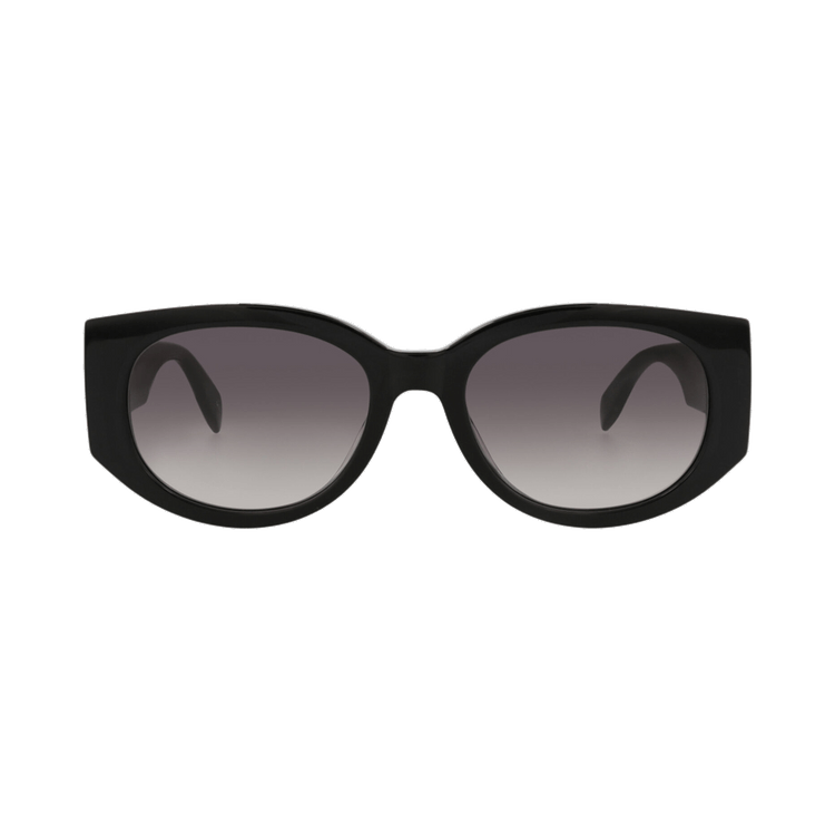 Alexander McQueen Round Sunglasses 'Black/Grey'