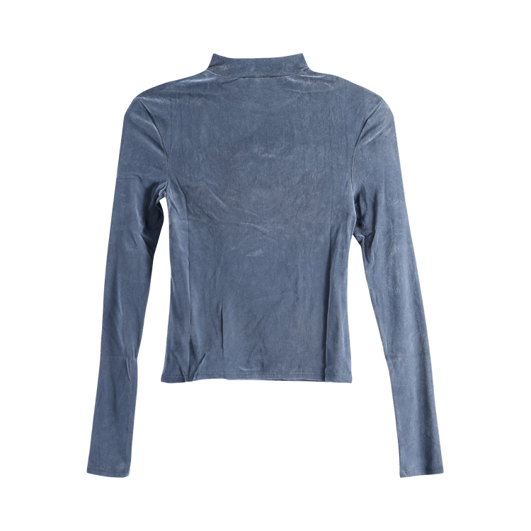 Amomento Mock Neck Top 'Blue'