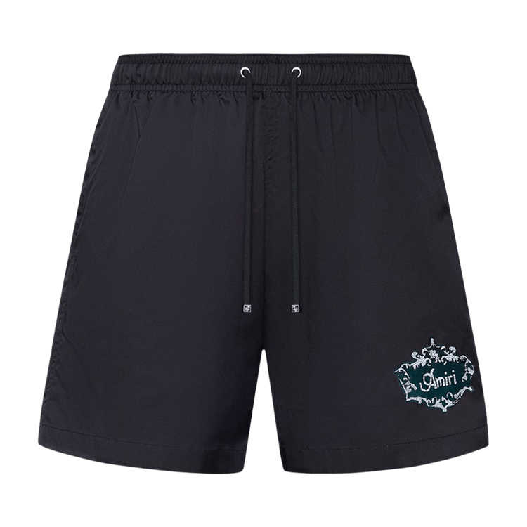 Amiri Chateau Crest Swim Trunk 'Black'
