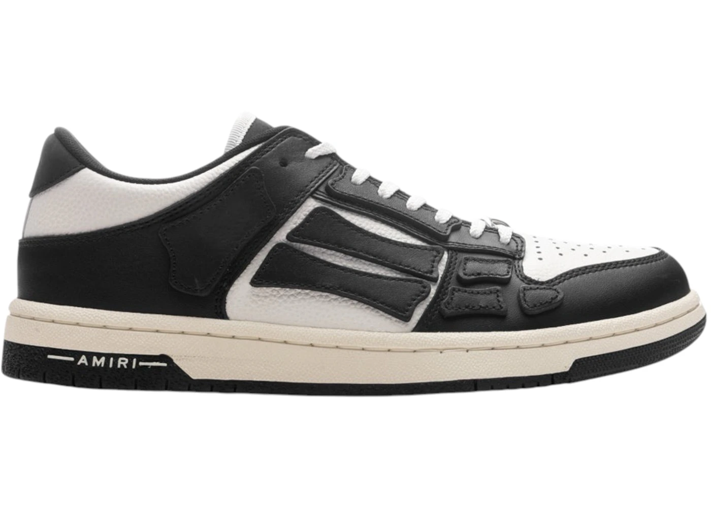 Amiri Skel Low Black White