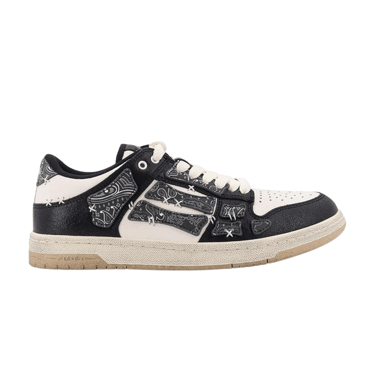 Amiri Skel Top Low 'Bandana - Black White'