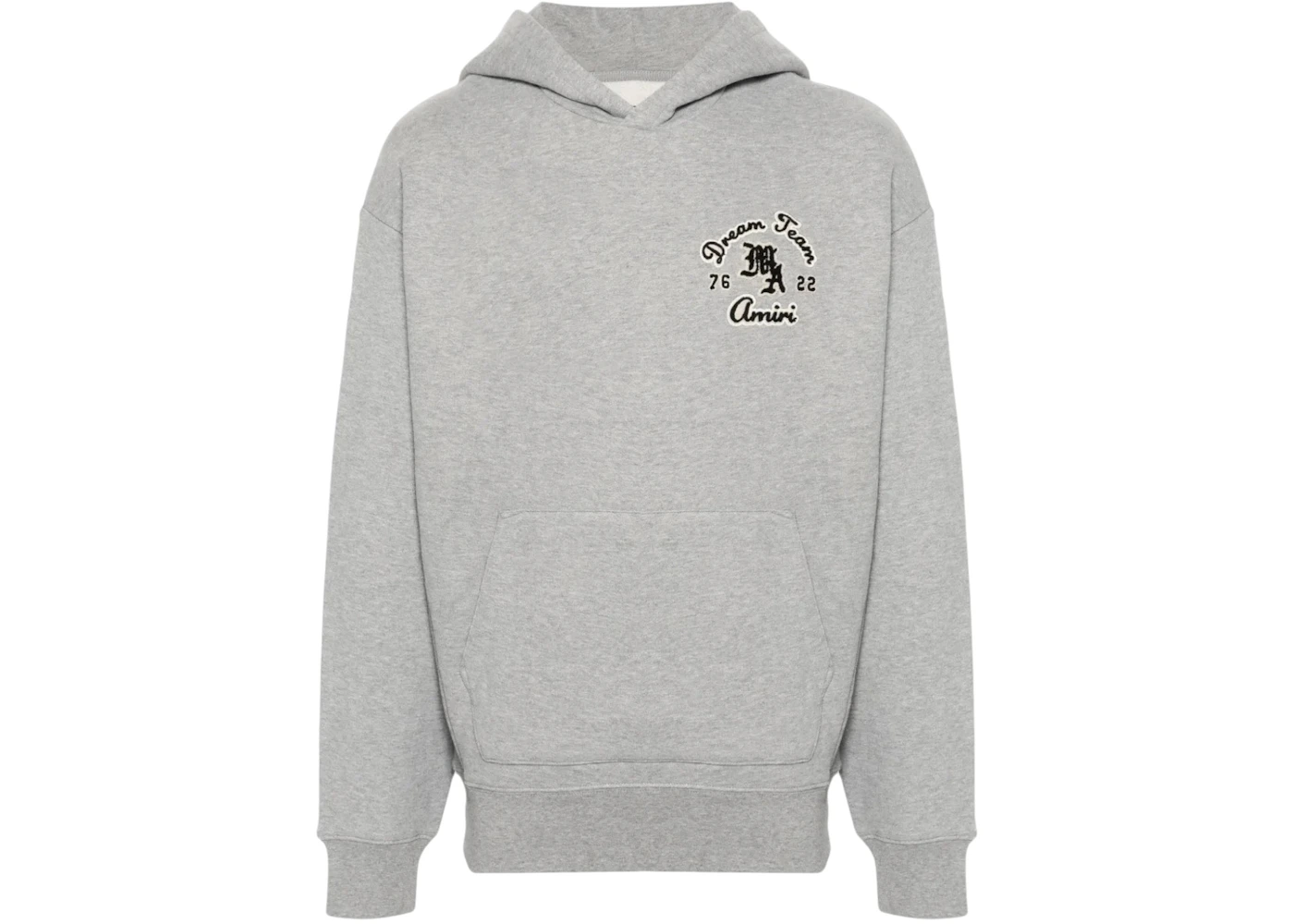AMIRI Dream Team Oversized Hoodie T-Shirt Grey
