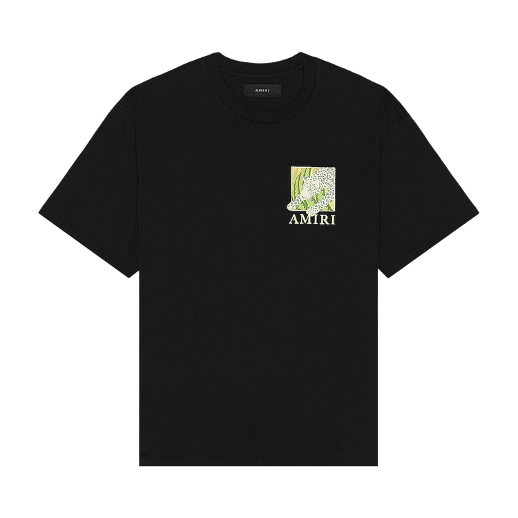 Amiri Leopard Tee 'Black'