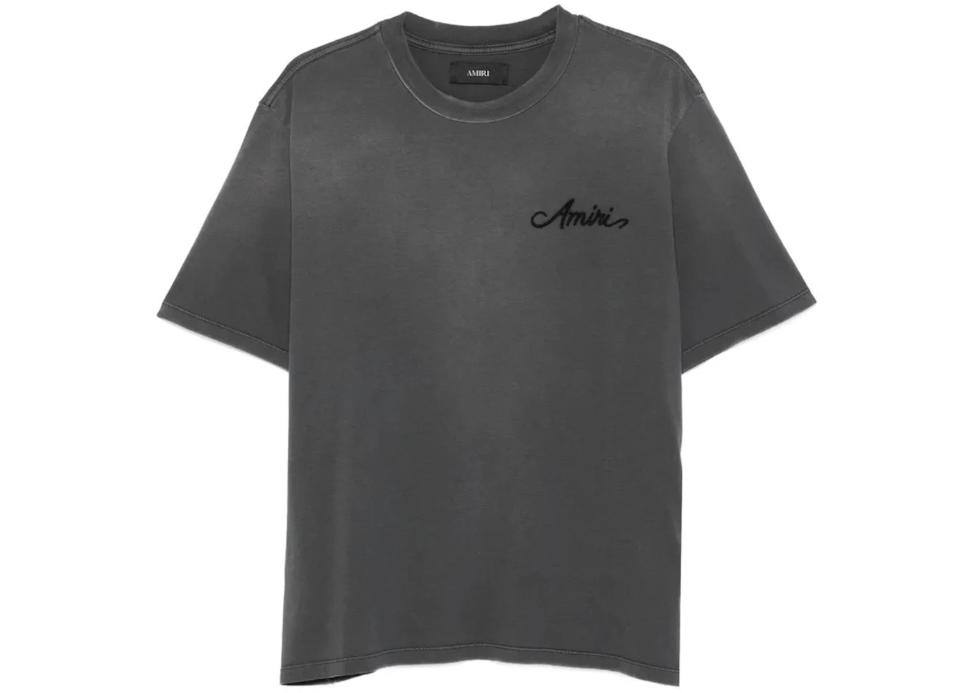 AMIRI Bleach Bandana Patch T-shirt Black
