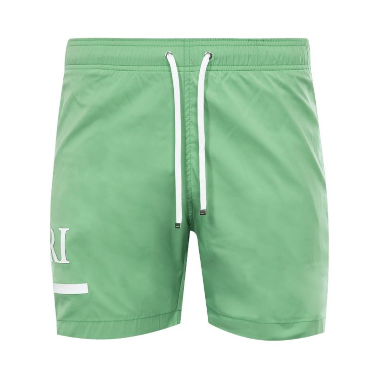 Amiri MA Bar Logo Swim Trunk 'Mineral Green'