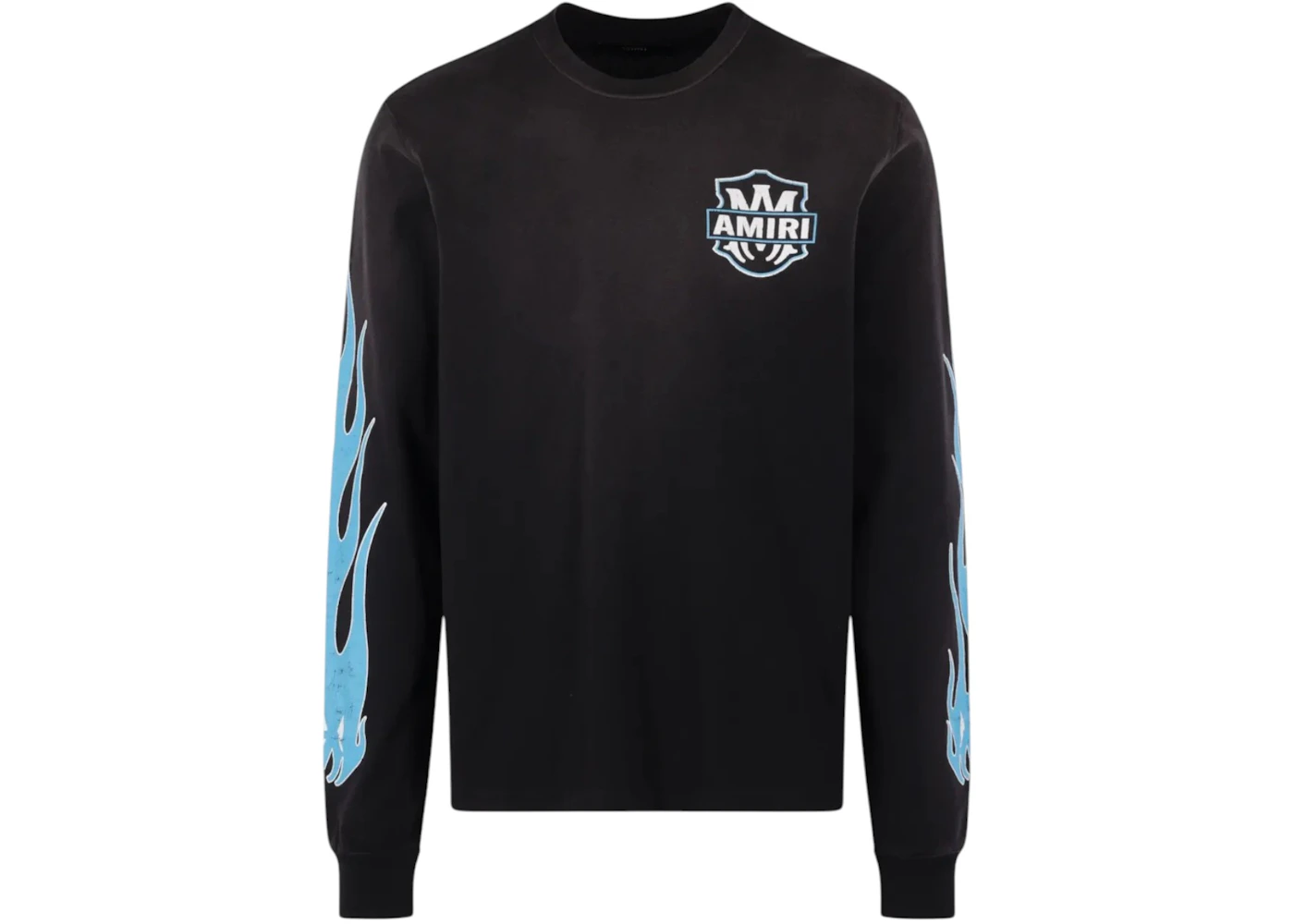 AMIRI Eagle Flames L/S Tee Black