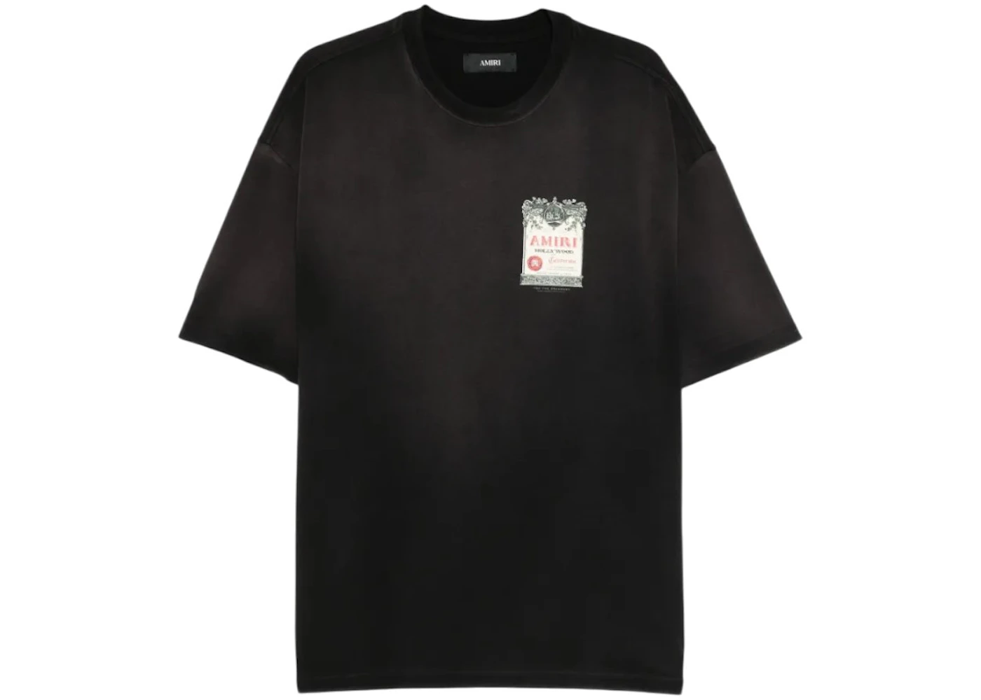 AMIRI Chateau Stamp Os T-shirt Black