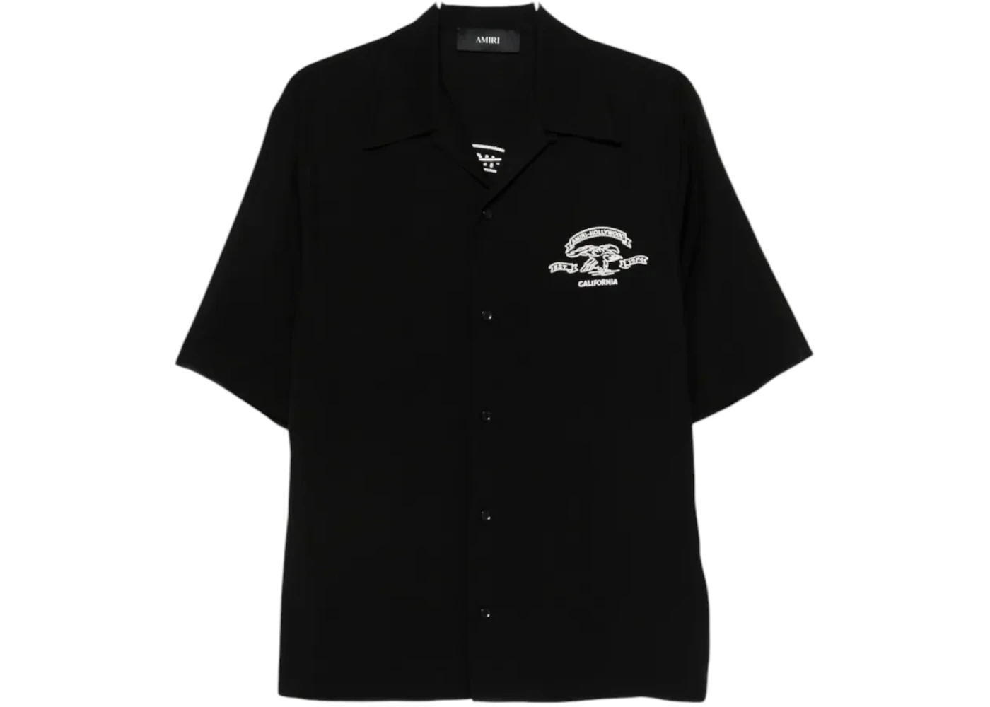 AMIRI Eagle Camp Shirt Black