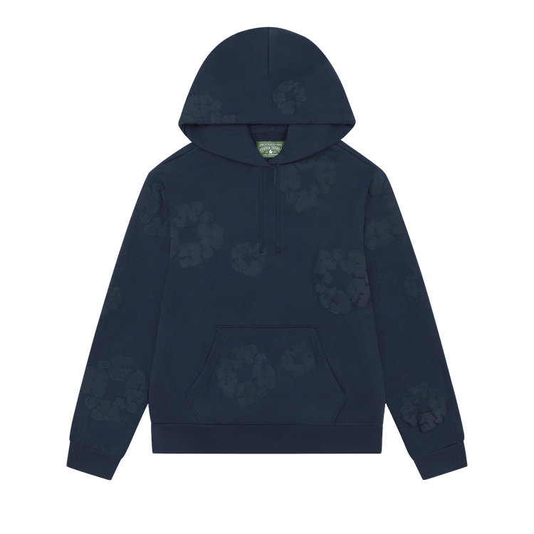 Denim Tears Mono Cotton Wreath Hoodie 'Navy'