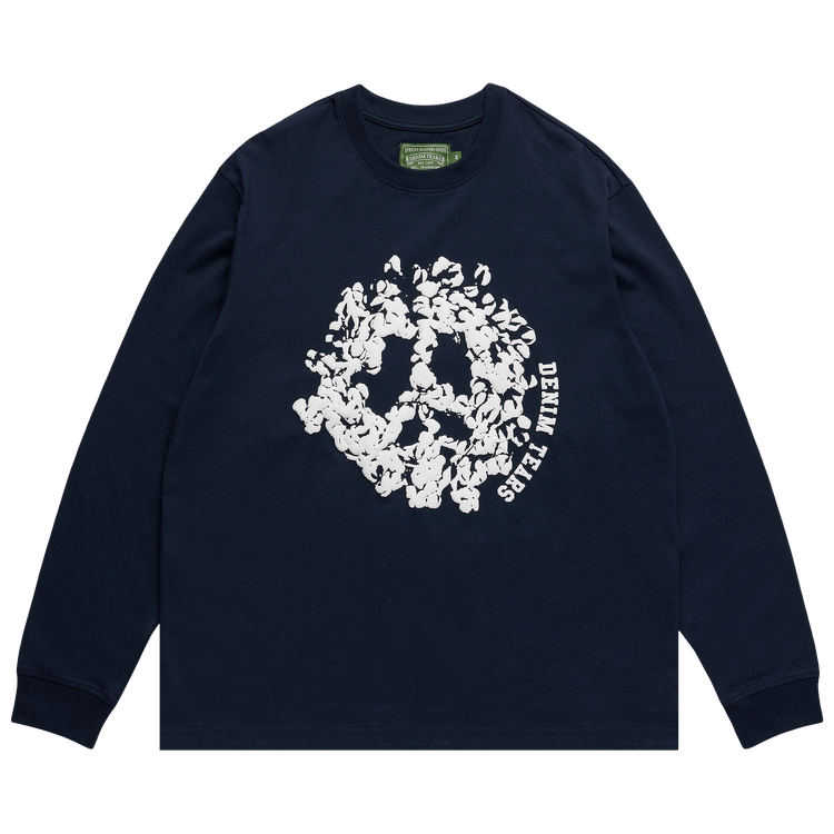Denim Tears Denim U Long-Sleeve Tee 'Navy'