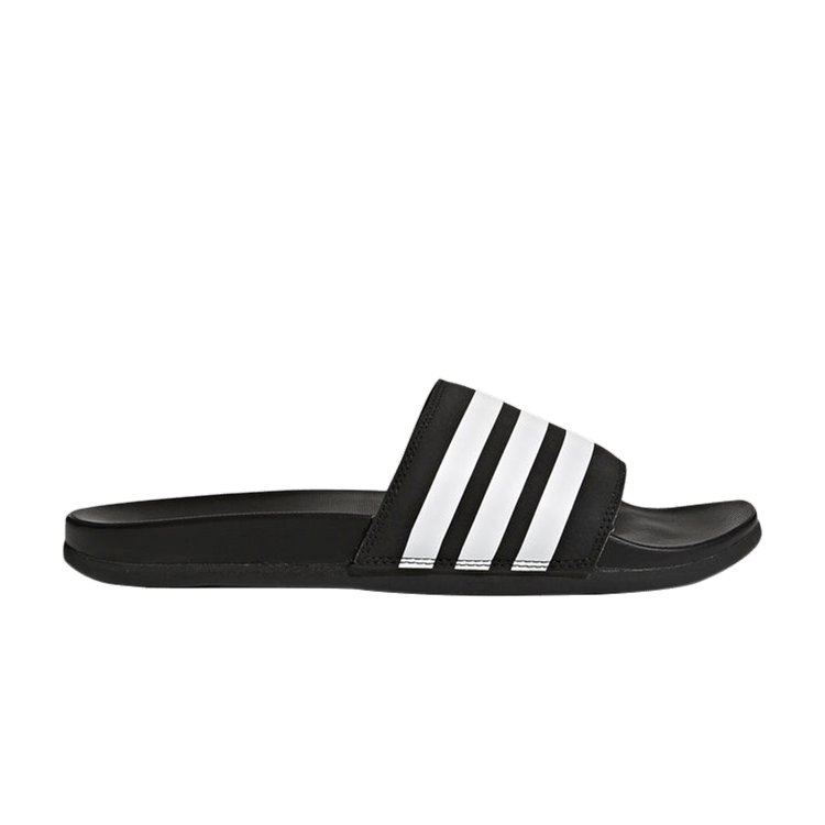 Adidas Adilette Cloudfoam Plus 'Black White'