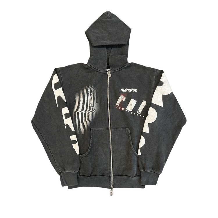 RIVINGTON roi Rebis Apocrypha Pious Zip Hoodie 'Mechanic Black'