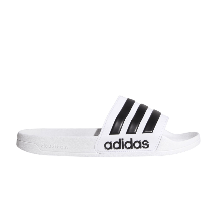 Adidas Adilette Shower Slide 'White Black'