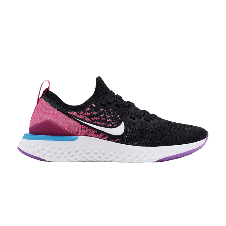 Nike Epic React Flyknit 2 GS 'Black Pink Blast'