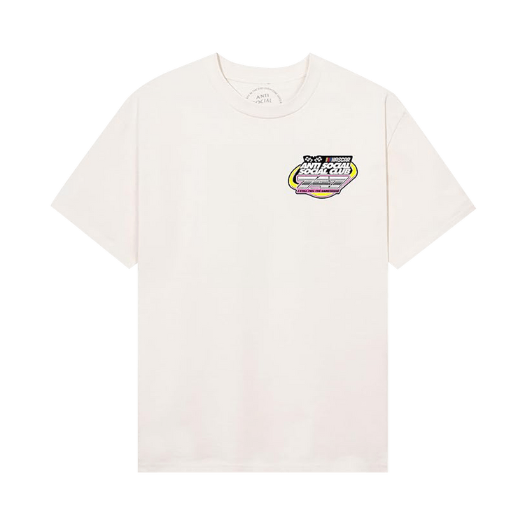 Anti Social Social Club x Nascar 747 Tee 'Oatmeal'