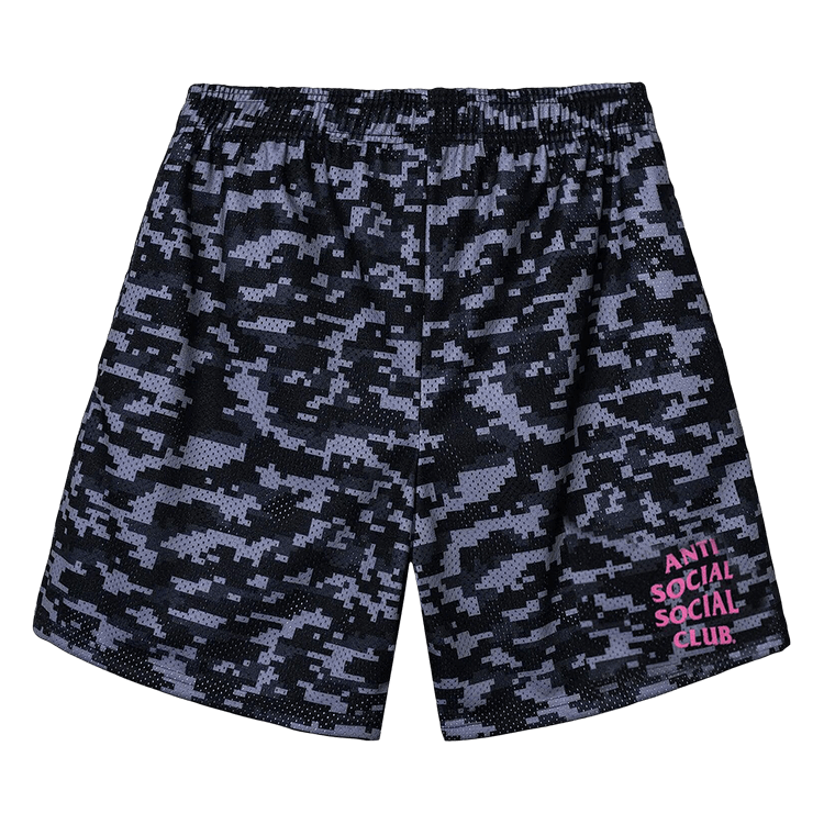 Anti Social Social Club Pixel Camo Short 'Black'