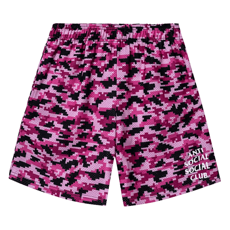 Anti Social Social Club Pixel Camo Short 'Pink'
