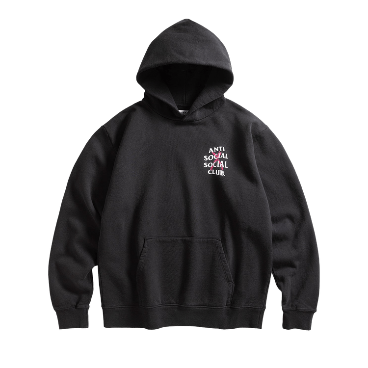 Anti Social Social Club Cancelled Hand Painted Hoodie 'Black'