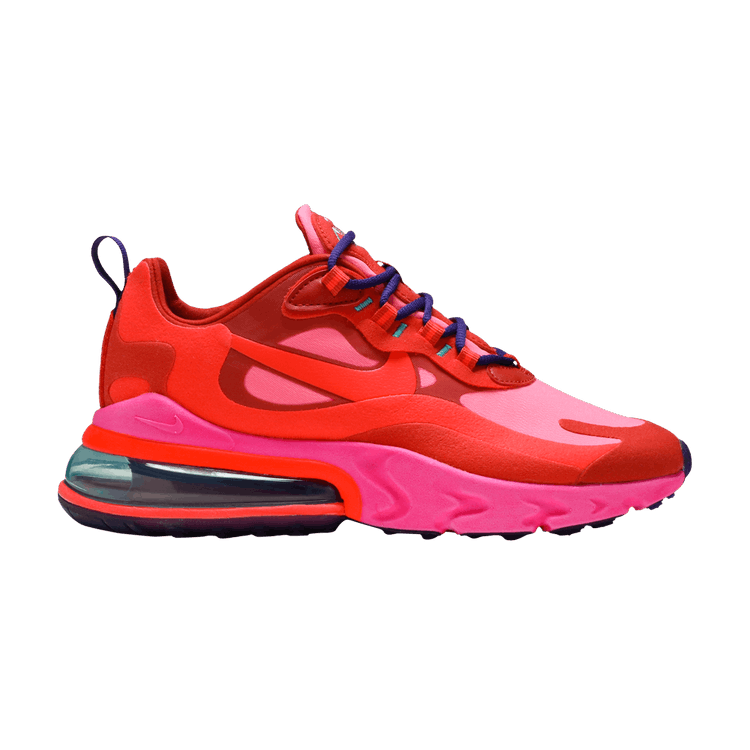 Nike Wmns Air Max 270 React 'Mystic Red Pink Blast'