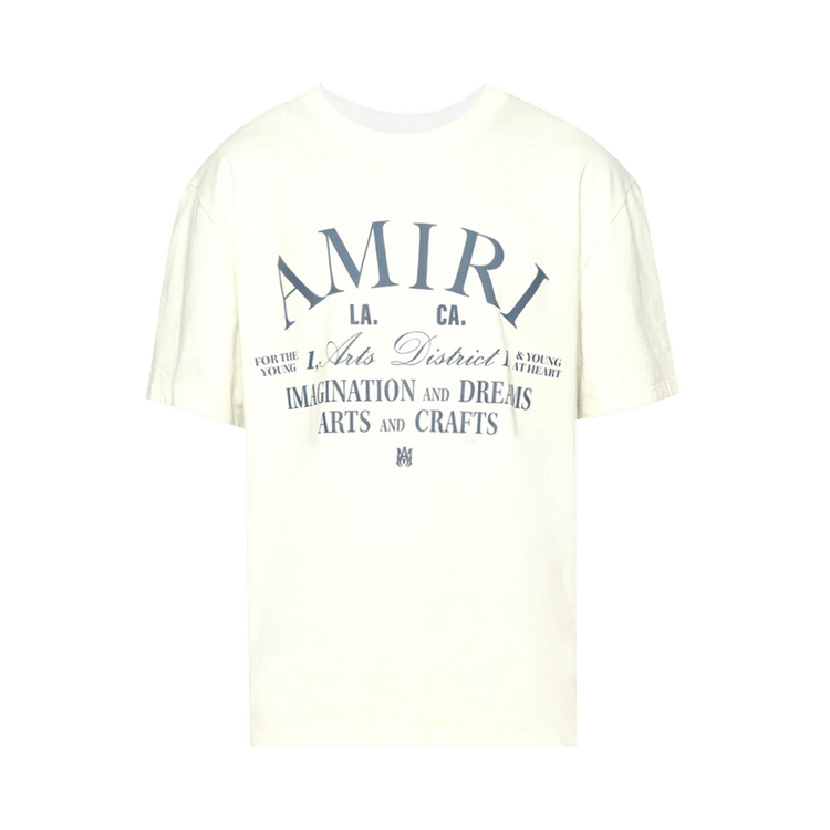 Amiri Arts District Tee 'Vanilla Ice'