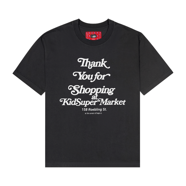 KidSuper Thank You For Shopping Tee 'Washed Black'