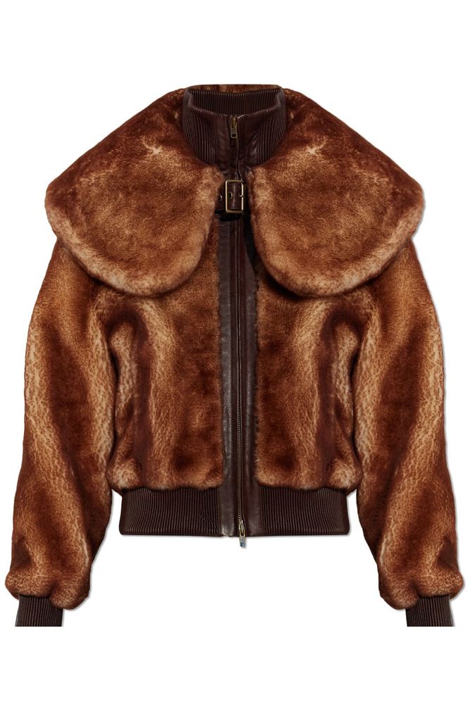 Knwls Eliza Faux Fur Collar Jacket
