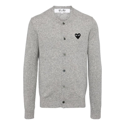 (WMNS) COMME des GARCONS PLAY FW25 Black Emblem Cardigan 'Black'