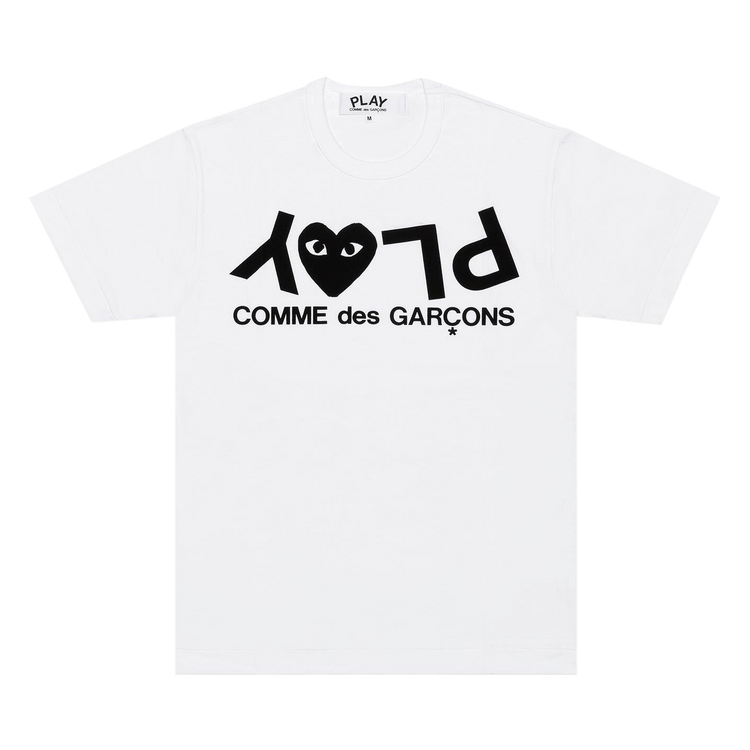 Comme des Garçons PLAY Logo Print T-Shirt 'White'